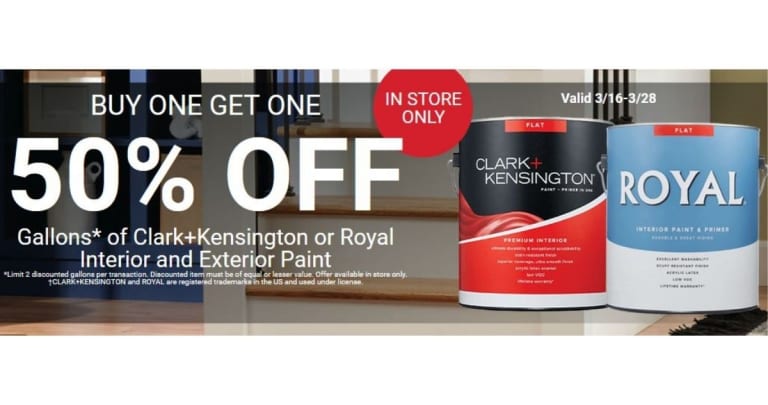 Ace Hardware | BOGO 50% Off Select Paint Gallons