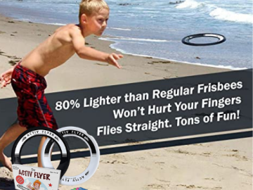 2 Pack Activ Life Kid’s Flying Rings $12.99 (Reg. $22.99) – 15.5K+ FAB Ratings! | $6.50 each – FAB Easter Basket Stuffer