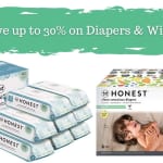 Amazon | 30% Off Honest Company Diapers