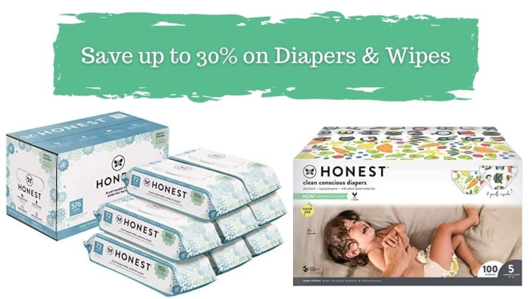 Amazon | 30% Off Honest Company Diapers