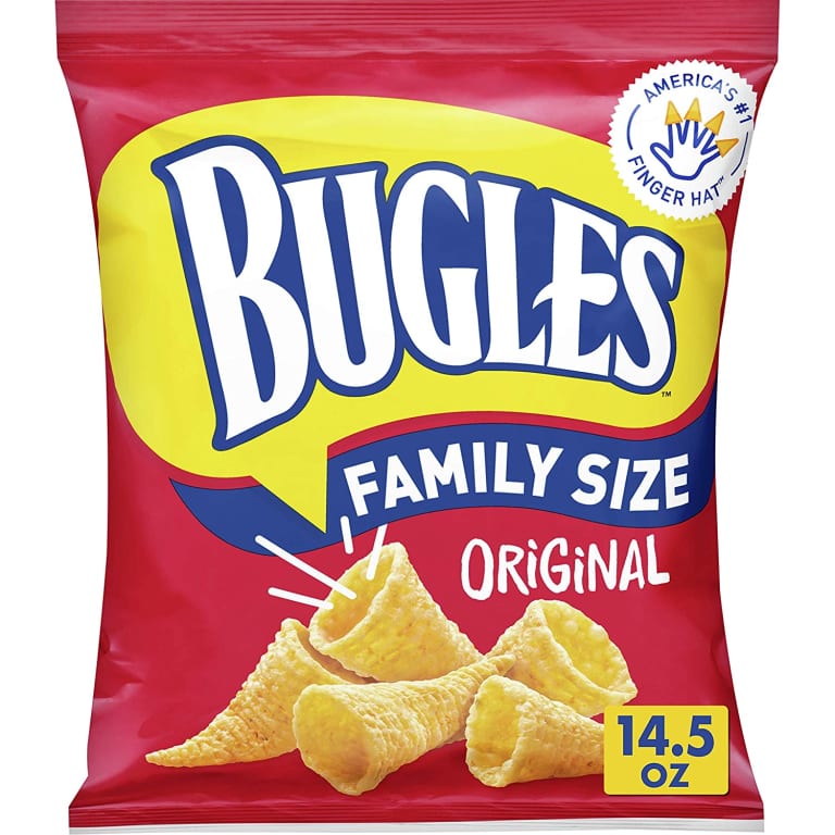 6 Family Size Bags of Bugles as low as $13.34 Shipped Free (Reg. $21) | $2.22 / Bag!