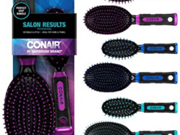 Conair Cushion Hair Brush 2-Piece Set $5.88 (Reg. $7.18) | Includes Full-Size & Travel Brushes