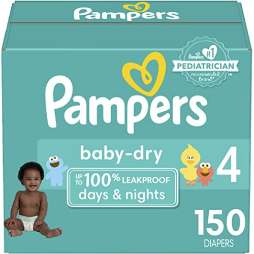 Get TWO 150 Count Pampers Baby Dry Disposable Baby Diapers as low as $56.68 Shipped Free (Reg. $85.98) | $28.34/ 150-Count Pack or 19¢/Diaper + Buy 2, save $15 Offer!