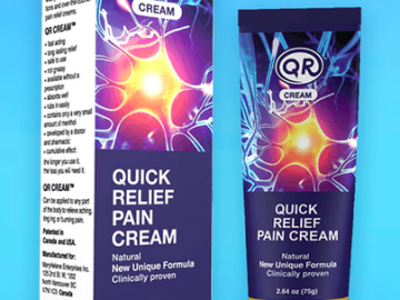 Sample of QR Pain Relief Cream