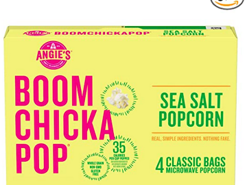 Angie’s BOOMCHICKAPOP Sea Salt Microwave Popcorn 24-Pack