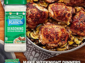 A Product of Hidden Valley Original Ranch Salad Dressing and Seasoning Mix $12.88 (Reg. $16) – FAB Ratings! 1,890+ 4.8/5 Stars!