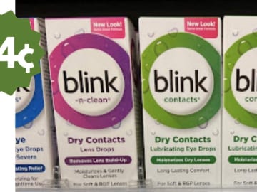 Blink and Bausch & Lomb Deals Eye Care as Low as 44¢