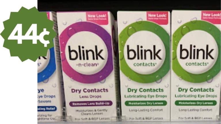 Blink and Bausch & Lomb Deals Eye Care as Low as 44¢