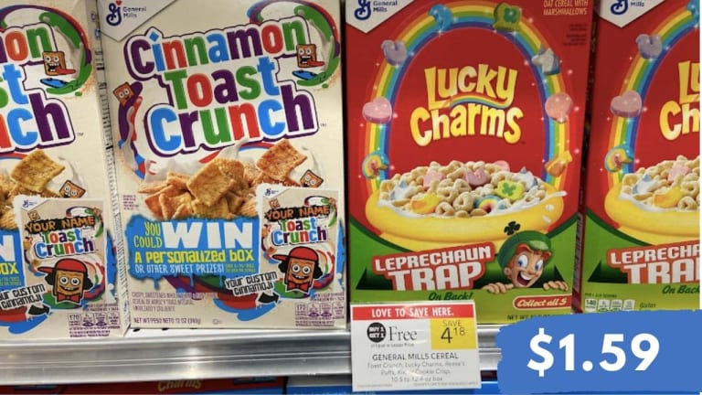 $1.59 General Mills Cereal at Publix