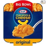 6 Count Kraft Original Macaroni & Cheese Easy Microwavable Big Bowl Dinner as low as $11.05 Shipped Free (Reg. $33.25) – $1.84/ 3.5 oz Tray