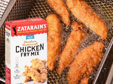 Zatarain’s Southern Buttermilk Chicken Fry Mix, 9 oz as low as $1.34 Shipped Free (Reg. $5.35)