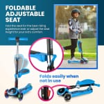 Today Only! Adjustable Foldable Kick Scooters for Kids Ages 3-5 $47.95 Shipped Free (Reg. $80) – 13K+ FAB Ratings! Multiple Colors, With LED Light Wheels and Removable Seat