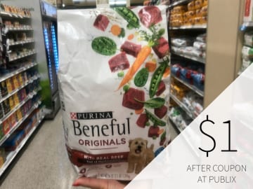 Purina Beneful Dry Dog Food Just $2.94 Per Bag At Publix – Less Than Half Price!