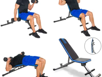 Progear 1300 Adjustable and Foldable Position Heavy-Duty Weight Bench and Leg Hold Down $89 Shipped (Reg. $199) | up to 800-Lb Capacity