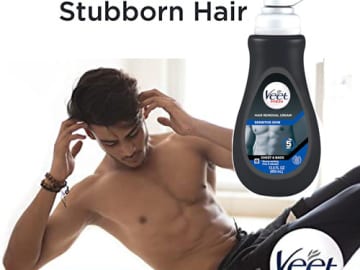 Veet Men Hair Removal Cream for Sensitive Skin as low as $6.88 Shipped Free (Reg. $8.99) – FAB Ratings! | Painless Long-Lasting Fast-Acting Clean Look