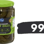 Get Up to 5 Jars of Kroger Baby Dill Pickles for 99¢ Each