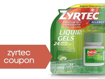 New Zyrtec Coupon | $8.99 Allergy Relief at Kroger