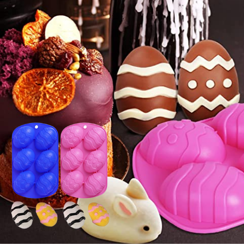 2 Pack Easter Egg Shaped Silicone Cake/Treat Molds $6.59 (Reg. $14.49) – FAB Ratings! | $3.30 each – Perfect for creating your own egg-shaped candies, jelly, chocolates or soaps!