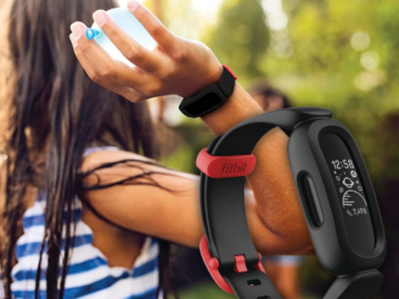 Fitbit Ace 3 Activity Tracker $49.95 Shipped Free (Reg. $80) – FAB Ratings! | Black/Racer Red