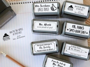 Self Inking Teacher Stamps for only $14.99 shipped!