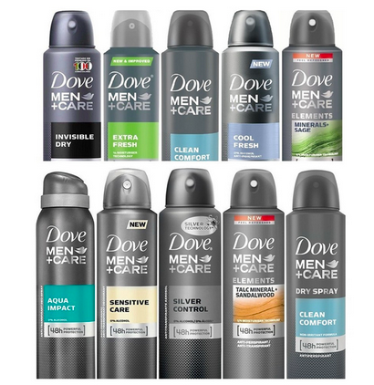 DoveMen+Care Antiperspirant Deodorant Spray (10-Pack) only $26.99 shipped!