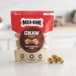 30-Count Milk-Bone Gnaw Bones Rawhide Free Chew Treats for Dogs as low as $7.68 Shipped Free (Reg. $15.99) – FAB Ratings! 3K+ 4.7/5 Stars! | 26¢ each Knotted Bone!