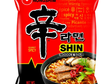 20-Pack Nongshim Shin Gourmet Spicy Ramyun $16.54 (Reg. $19.90) | 83¢ each! – Spicier than your average instant noodles!