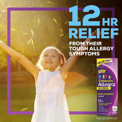 Allegra Children’s Non-Drowsy Allergy Liquid 8oz Bottle as low as $13.80 Shipped Free (Reg. $25.99) | 12-Hour Allergy Relief