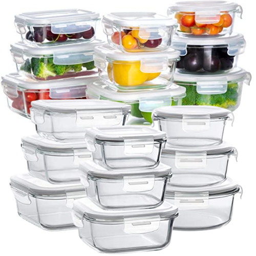 Set of 9 Glass Food Storage Containers with Lids $25.99 Shipped (Reg. $39) – 9K+ FAB Ratings! | $2.89/Container w/ Lid