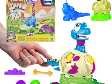 Play-Doh Dino Crew Growin’ Tall Bronto Toy Dinosaur $6.56 (Reg. $11.99) – 1.5K+ FAB Ratings! | Includes 2 Eggs, 2.5 ounces each!