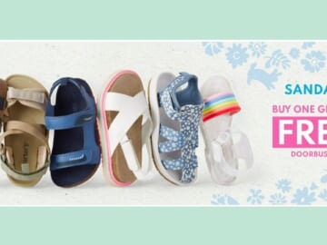 Carter’s Doorbuster | BOGO Free Sandals