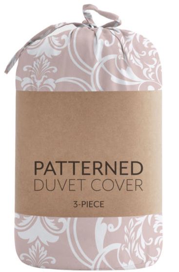 patterned duvet