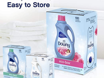 Save BIG on 180 Loads Downy Liquid Fabric Softener EcoBox as low as $8.05 Shipped Free (Reg. $12.99) – FAB Ratings! | $0.04/Load with Subscribe & Save + 20% Off Coupon!