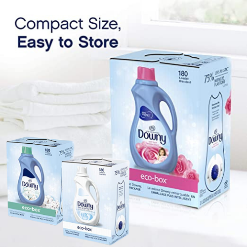 Save BIG on 180 Loads Downy Liquid Fabric Softener EcoBox as low as $8.05 Shipped Free (Reg. $12.99) – FAB Ratings! | $0.04/Load with Subscribe & Save + 20% Off Coupon!