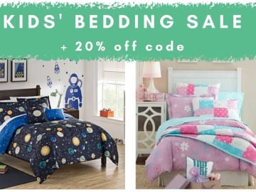 Kohl’s | Kids’ Bedding Sale + 20% Off Code