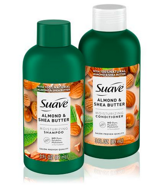 Free Samples of Suave Almond & Shea Butter Moisturizing Hair Care!