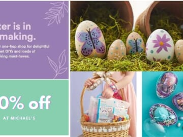 Michael’s | 50% Off Easter Decor & More