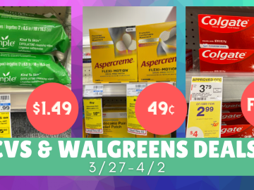 Video: Top CVS & Walgreens Deals 3/27-4/2