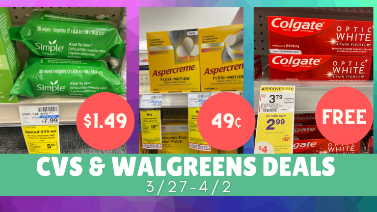 Video: Top CVS & Walgreens Deals 3/27-4/2