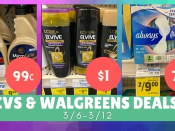 Video: Top CVS & Walgreens Deals 3/6-3/12