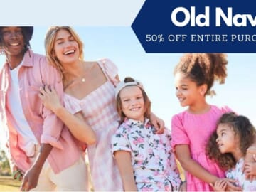 Old Navy | 50% Off Your Entire Purchase