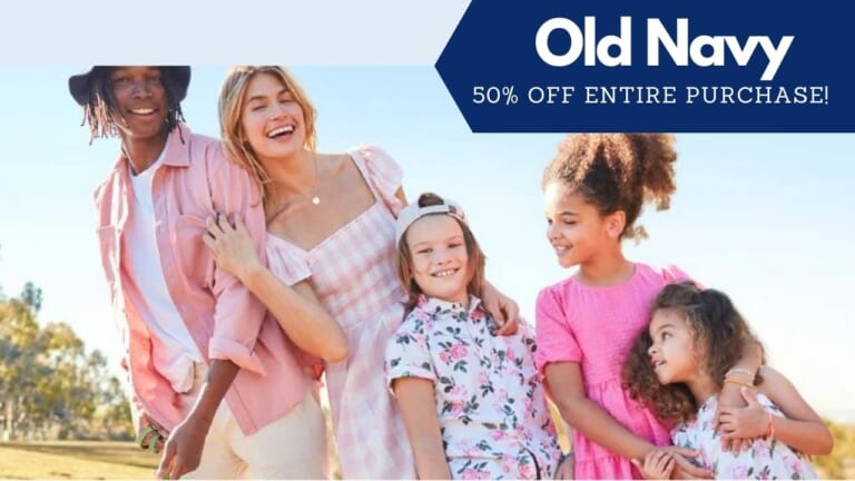 Old Navy | 50% Off Your Entire Purchase