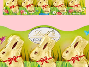 5 Pack Lindt Mini Gold Milk Chocolate Bunnies $10.17 (Reg. $13) – $2.03/Bunny