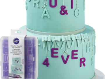 40-Piece Wilton Fondant Cutter Letter & Number Set $5.99 (Reg. $17) – 1.1K+ FAB Ratings!