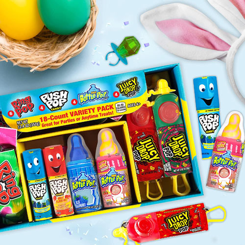 18-Count Bazooka Candy Brands Variety Easter Candy Box as low as $10.07 Shipped Free (Reg. $12.98) – FAB Ratings! | 56¢ each! Fun Candy to Share On Easter