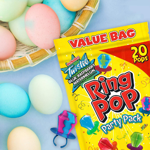 20-Count Ring Pop Party Lollipop Suckers with Assorted Flavors as low as $5.94 Shipped Free (Reg. $10.25) | 30¢ each! – FAB Easter Basket Stuffer!