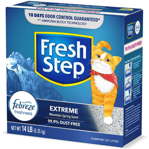 Fresh Step Extreme Scented Litter with the Power of Febreze, 14 Pounds as low as $9.02 Shipped Free (Reg. $25.88) – FAB Ratings! 56K+ 4.6/5 Stars!