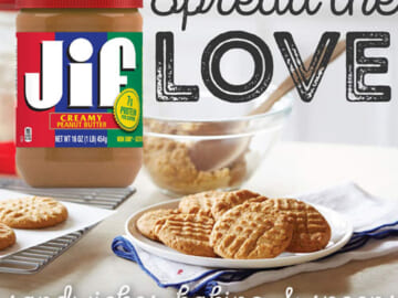 THREE 1-Pound Jars of Jif Creamy as low as $4.83 Shipped Free (Reg. $8.99) – Just $1.61 Per Jar!