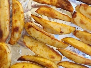 oven-baked potato wedges recipe