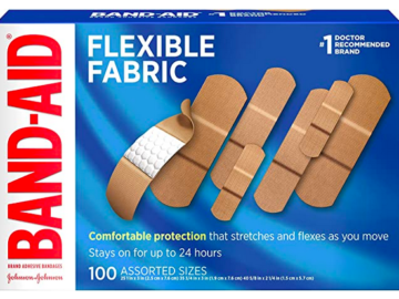 Band-Aid Brand Flexible Fabric Adhesive Bandages